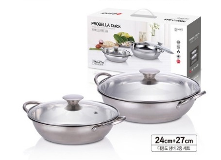 퀵 스텐 전골냄비 2종세트(무료배송/새상품)