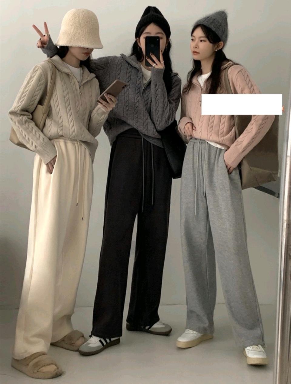 펌킨 기모 하이팬츠 트레이닝 4컬러