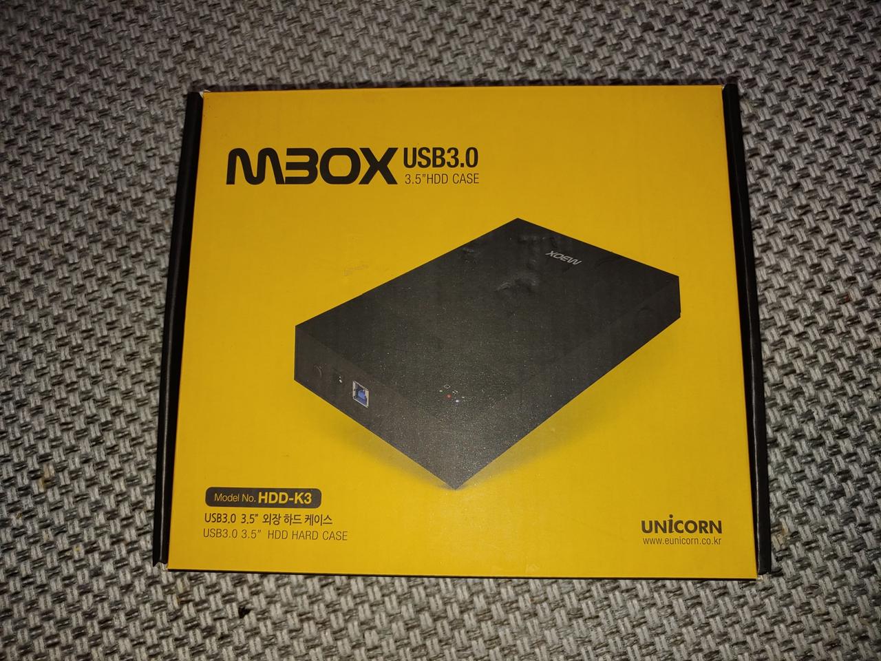 유니콘 3.5인치 USB3.0 외장하드 케이스