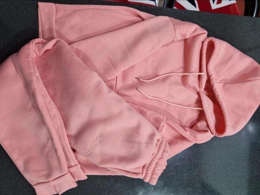 기모 후드 트레이닝 세트