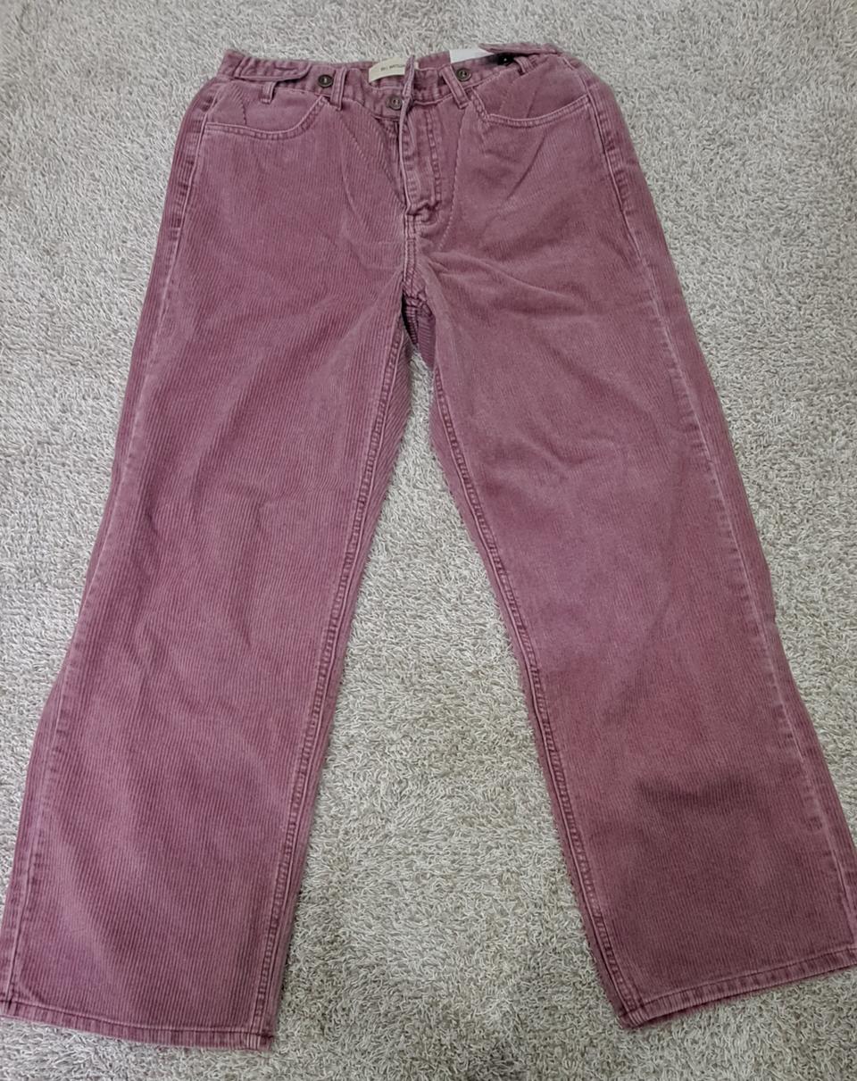 골덴 일자통바지