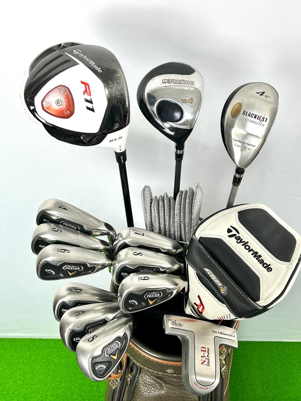 테일러메이드 R11 캘러웨이 퓨전 카본 실속 조합 풀세트
