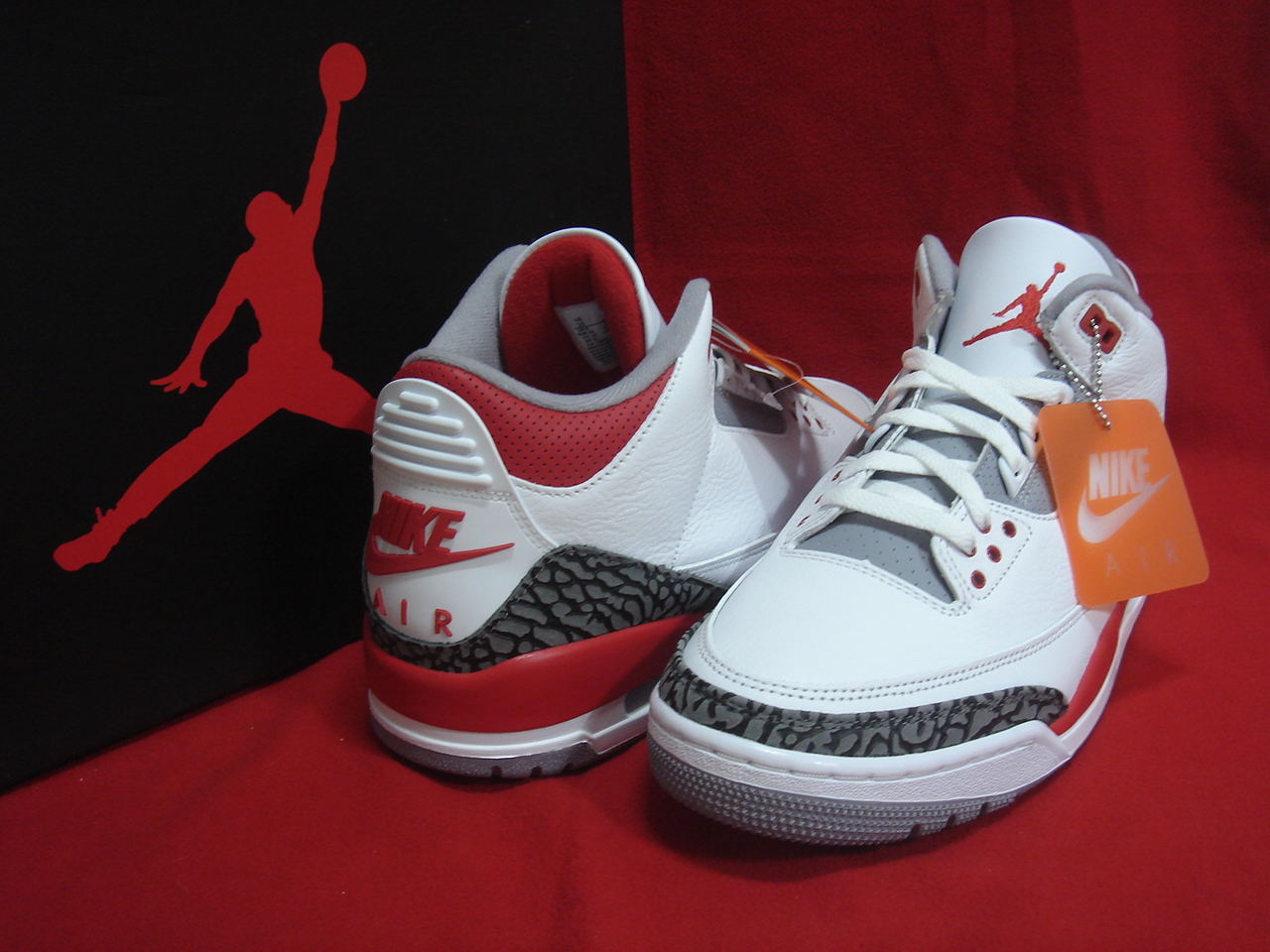 [280] 에어조던3 OG 파이어레드 280사이즈