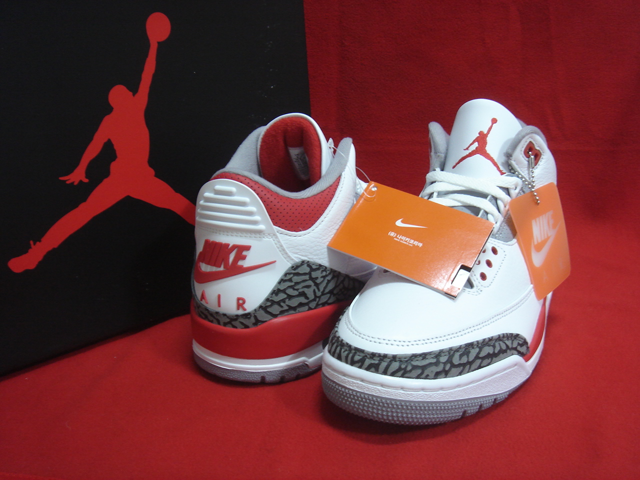 [270] 에어조던3 OG 파이어레드