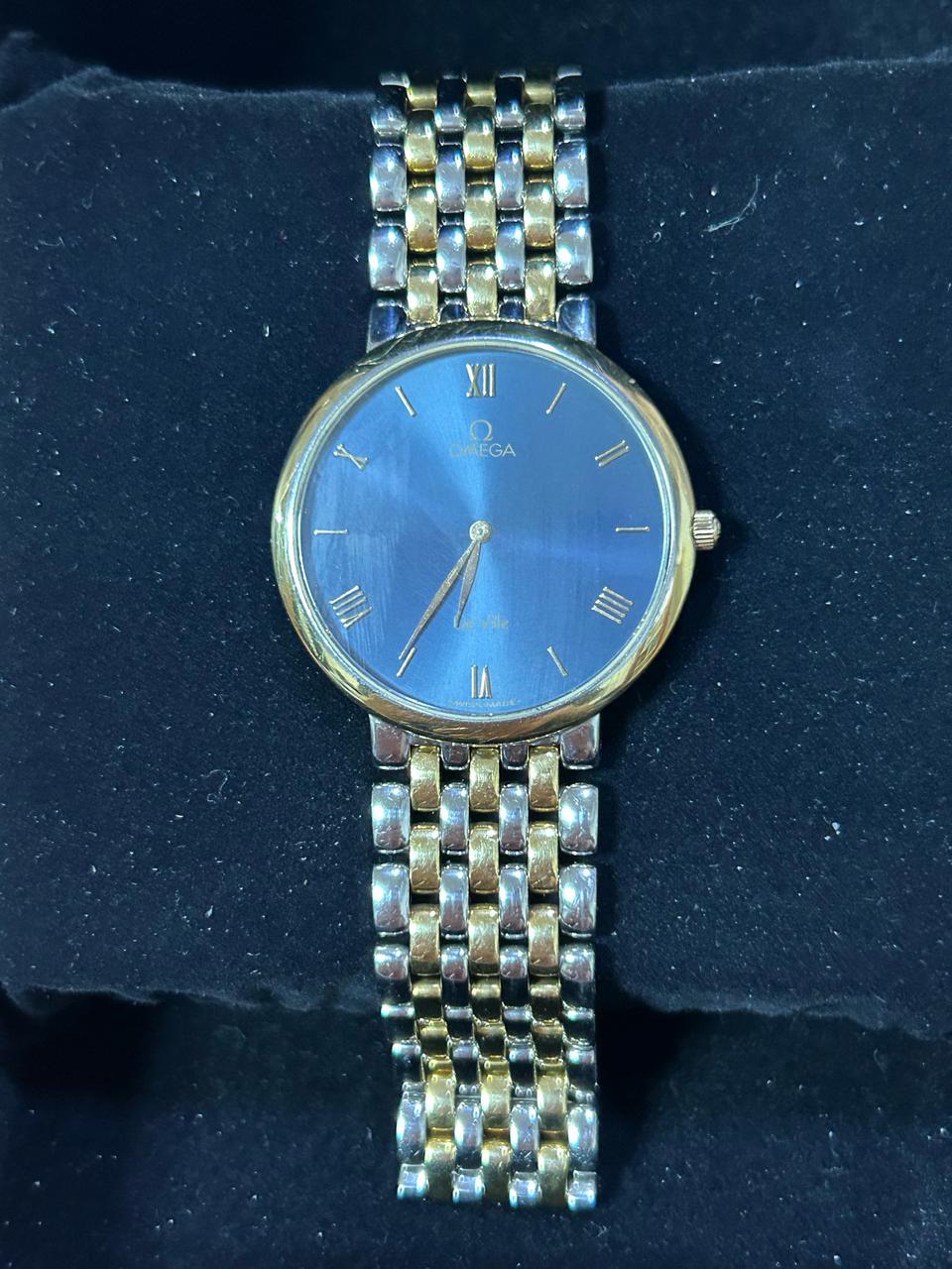 18k 콤비 오메가 드빌