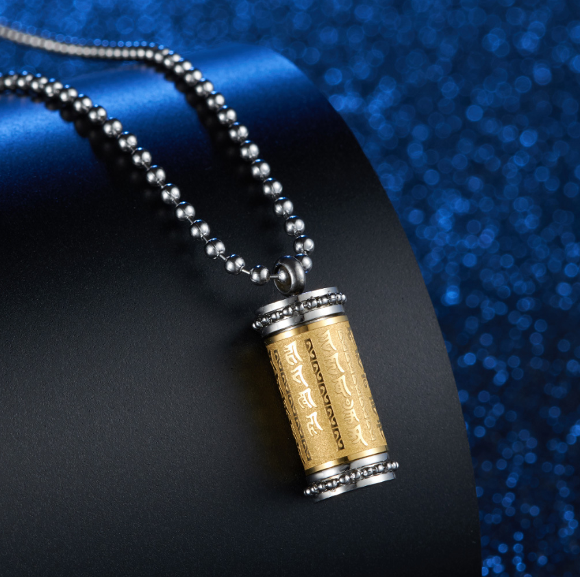 불교 부적 목걸이 옴마니반메훔