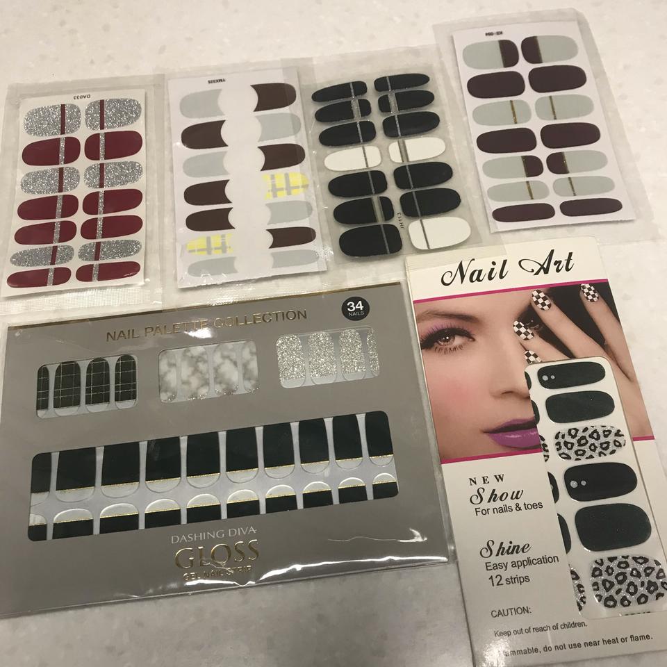 데싱디바 네일 페디패디 스티커 패치 팁