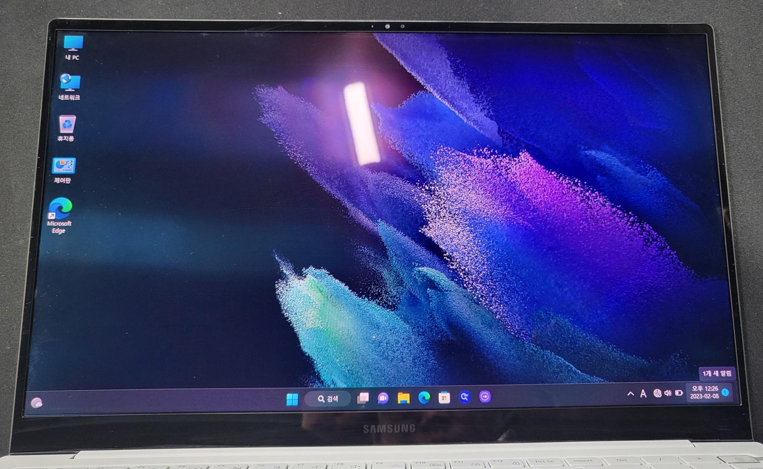 [그램무게] 깨끗한 갤럭시북 i5 11세대 8G SSD256G 풀박스 핑