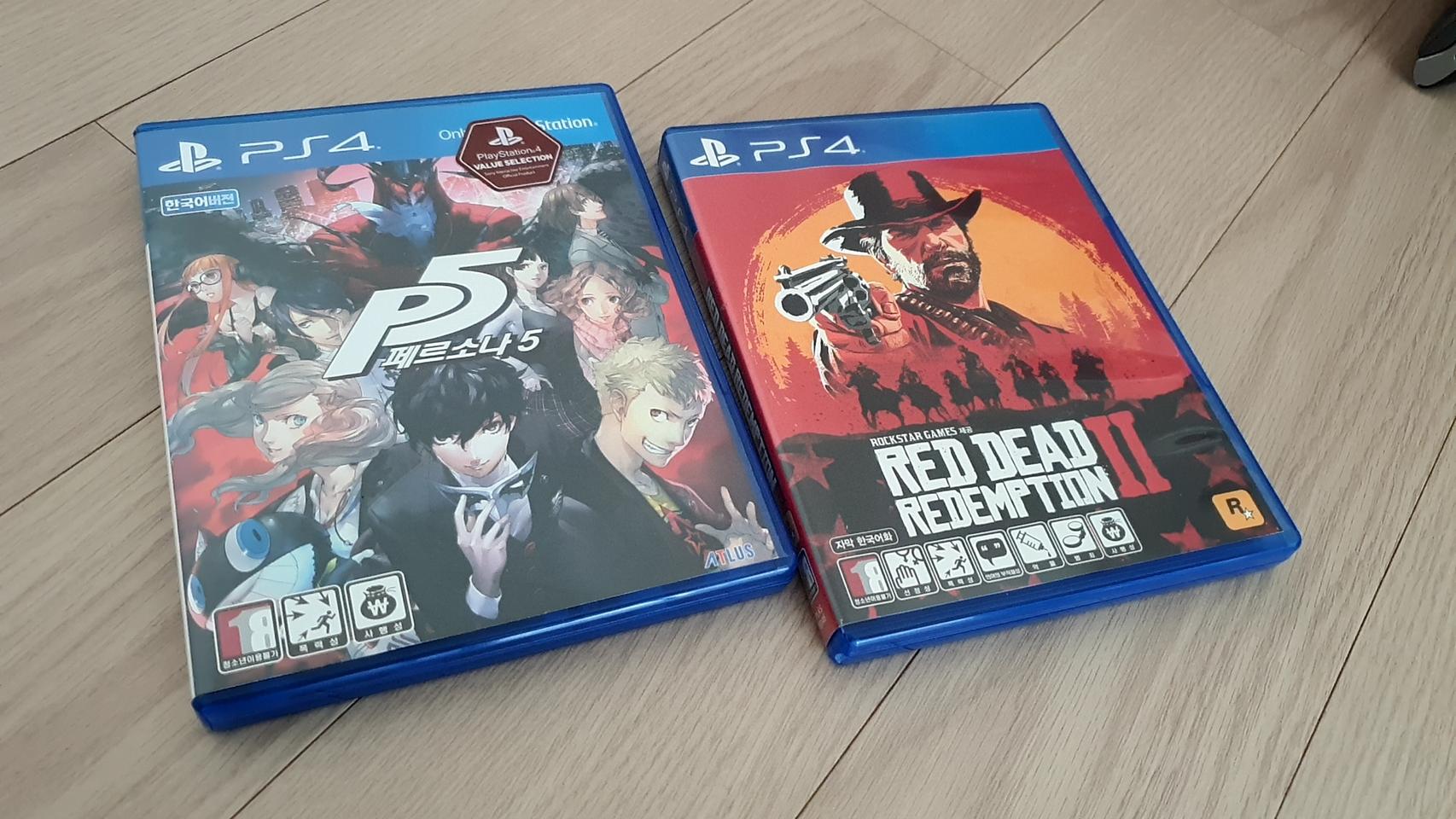 PS4 페르소나5 플스4 타이틀 cd