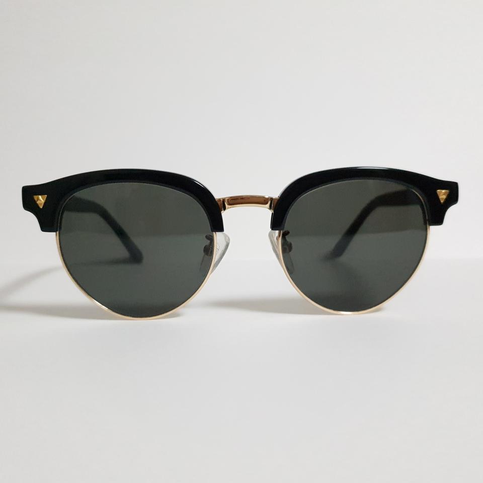 치타 원형 하금 골드 실버 선글라스 안경테 클럽마스터