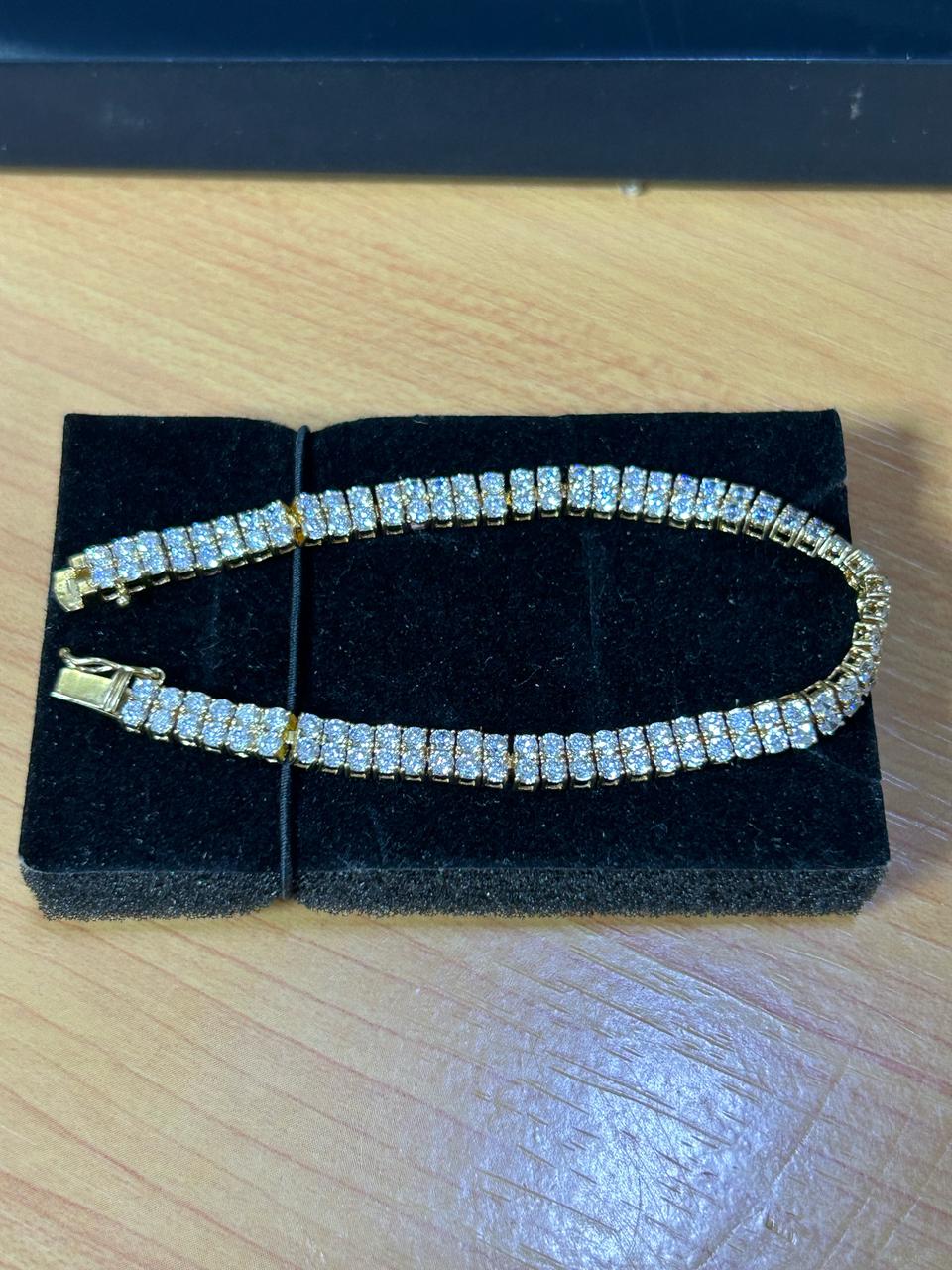 18k 큐빅 팔찌