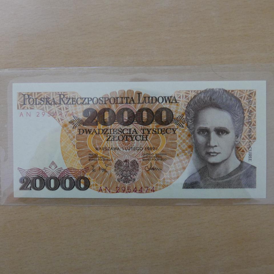 폴란드 1989. 2만즐로티치  완미