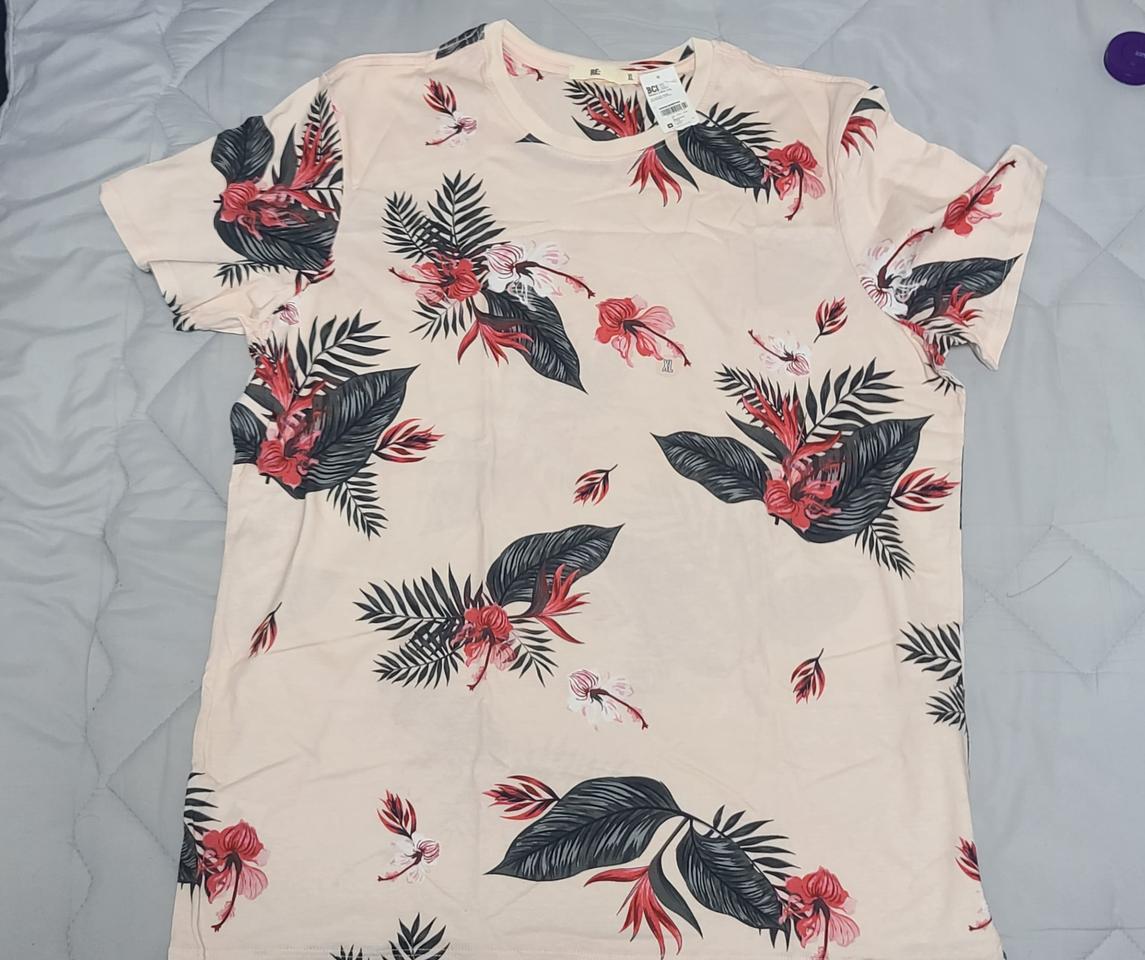 [무배] (새제품) Re:반팔 (연핑크 꽃무늬)