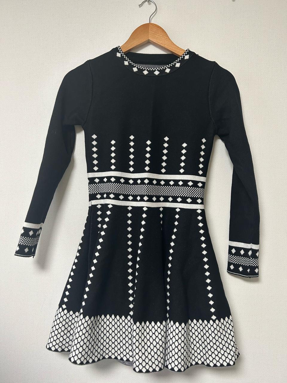 니트 플레어 원피스