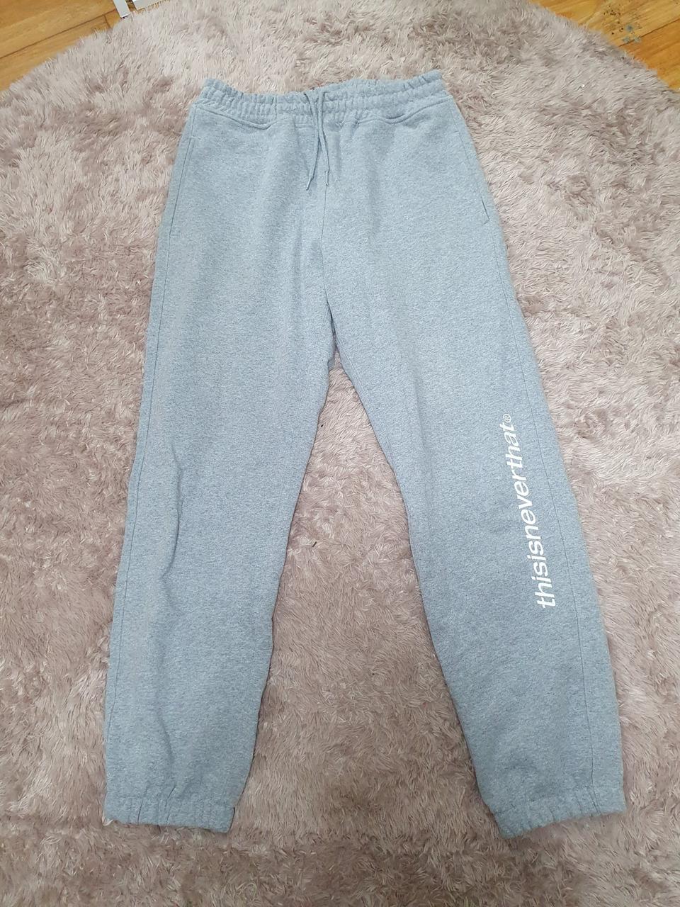 디스이즈네버댓 사이드로고 스웻팬츠 M