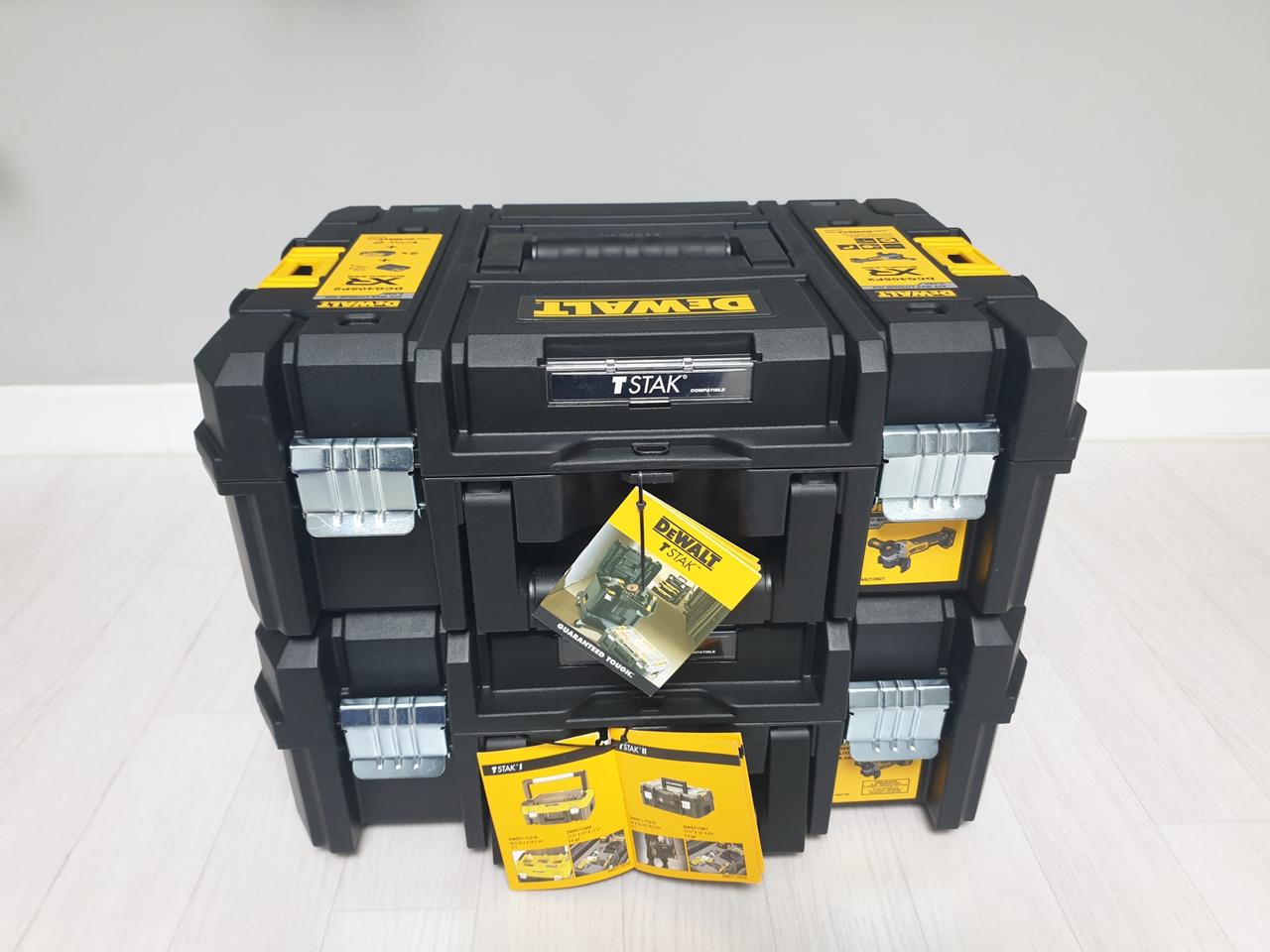 정품 디월트 TSTAK 티스텍 케이스 미사용 새제품 티스텍 공구박스