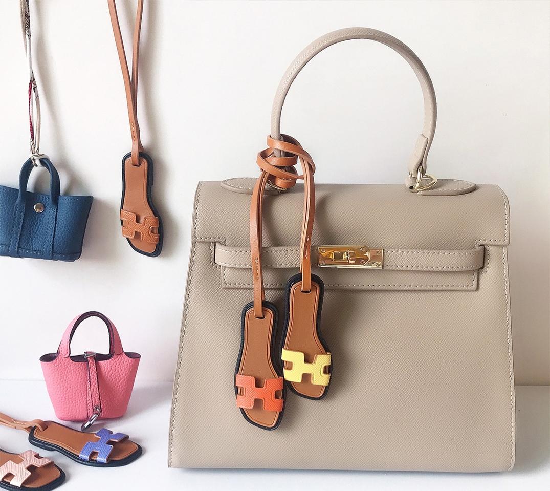 국내발송 H모양 슬리퍼 가방키링 백 장식품