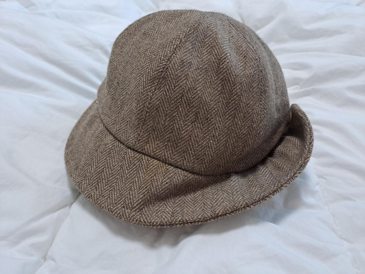 AIGLE 호칭 S 한국제품 언바란스 엣찌 밤색 스트라이프 여성 모자