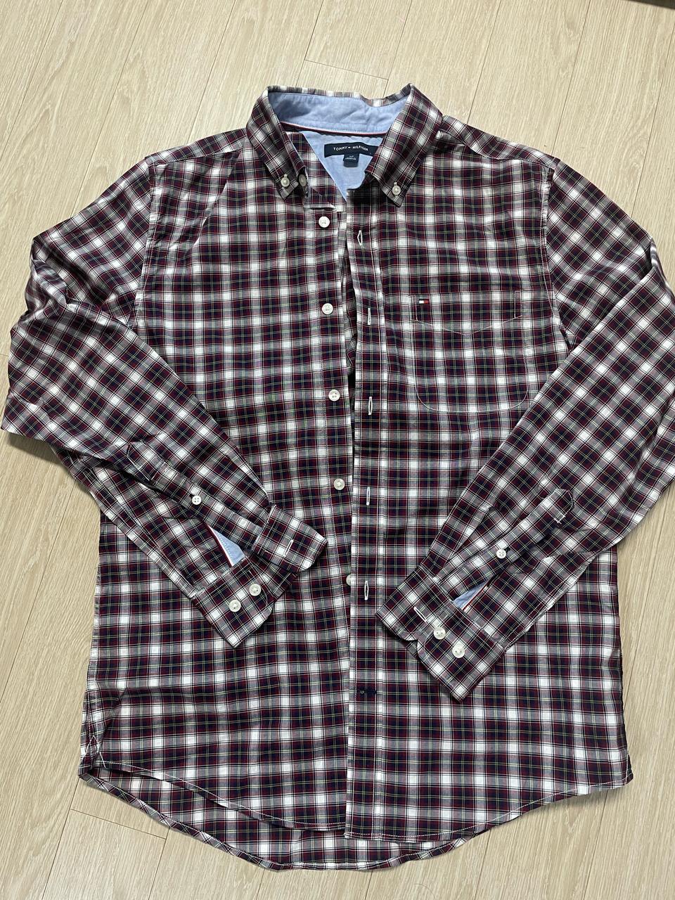 타미힐피거 체크남방