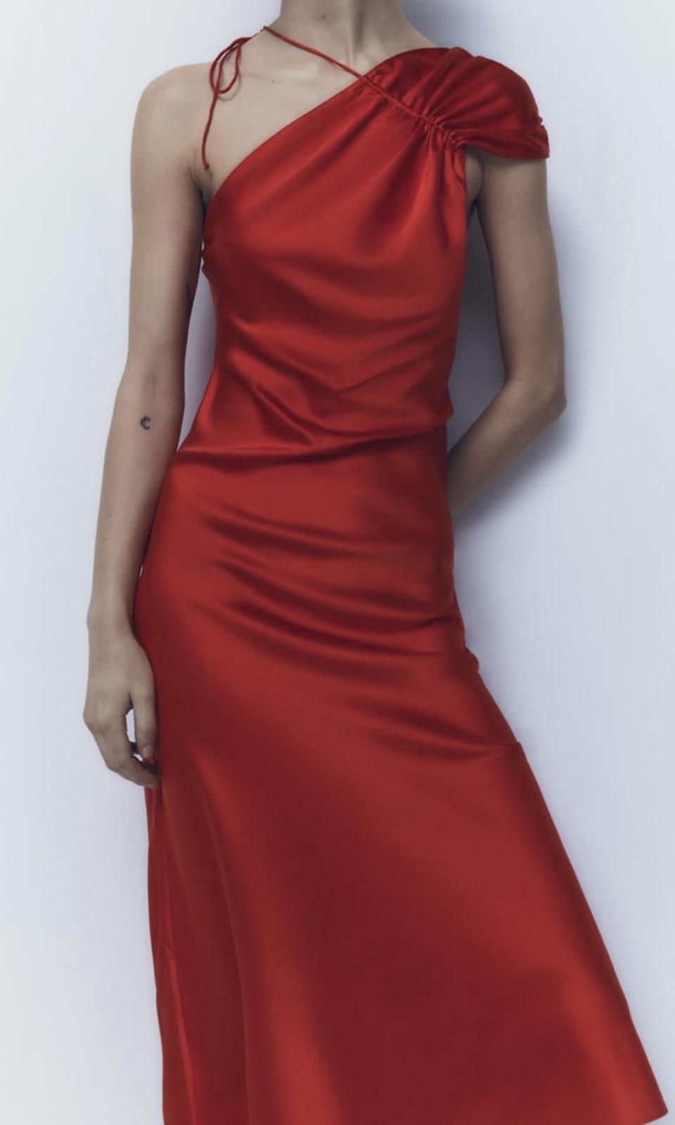 레드 멀버리실크원피스 새상품 초특가!!