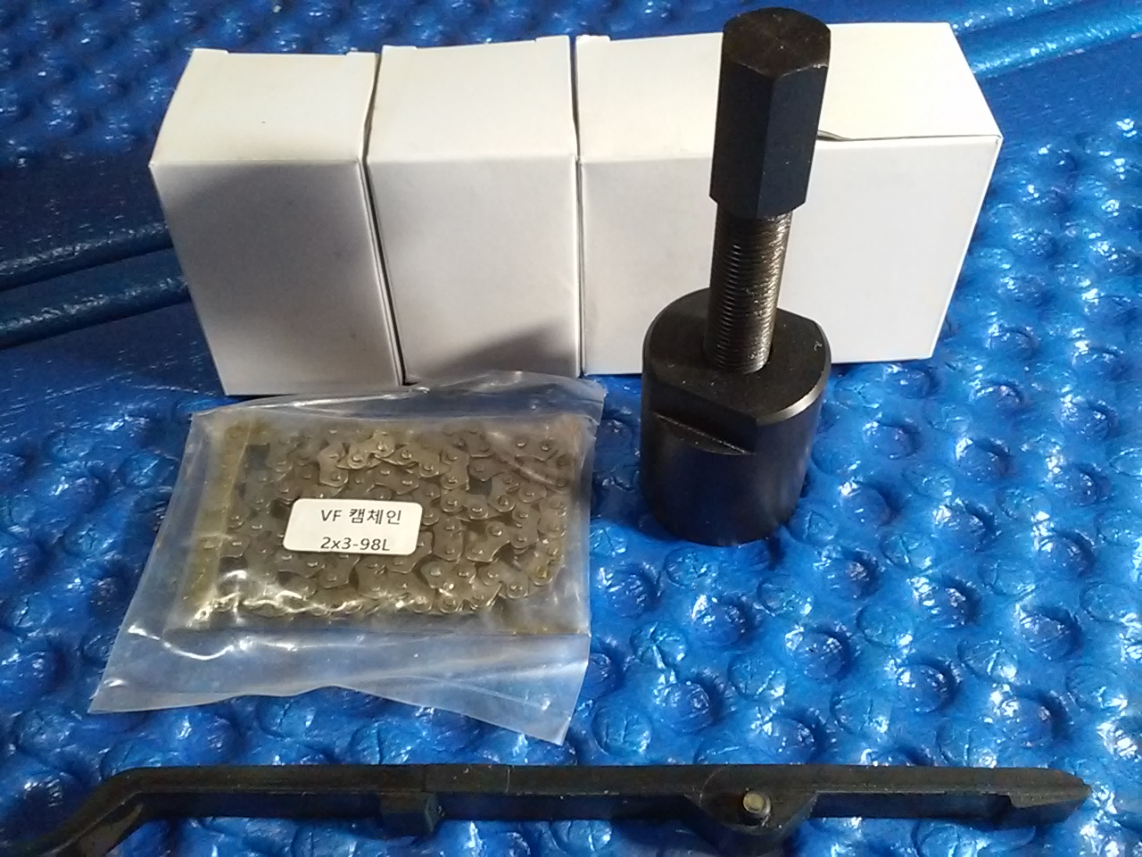 데이스타125 캠체인+오일필터4+로터풀러+캠채인가이드01029359372