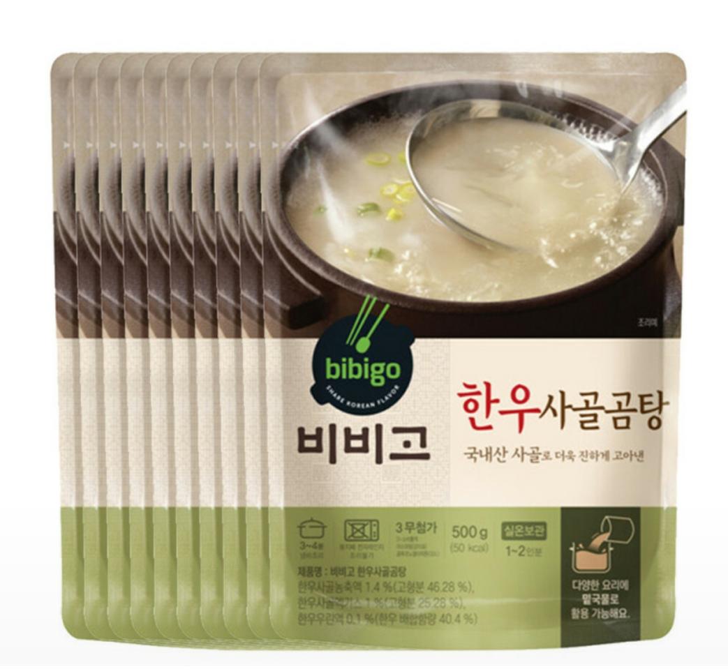 할인 ~비비고 한우 사골곰탕 500g x 18개