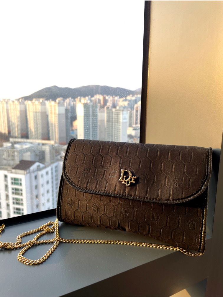 디올 빈티지 체인 크로스백