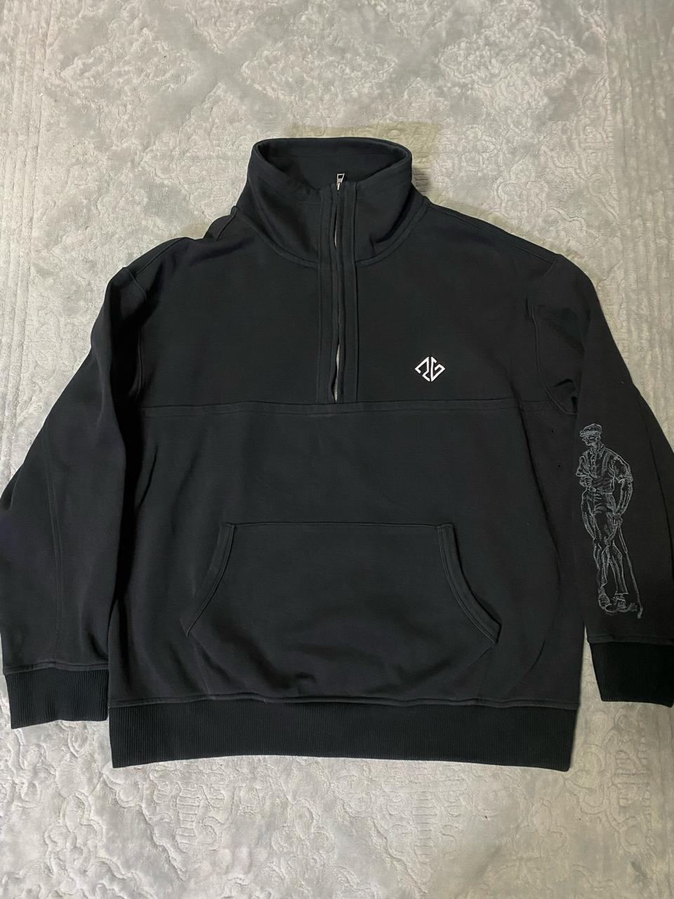 송지오옴므 골프 하프넥맨투맨