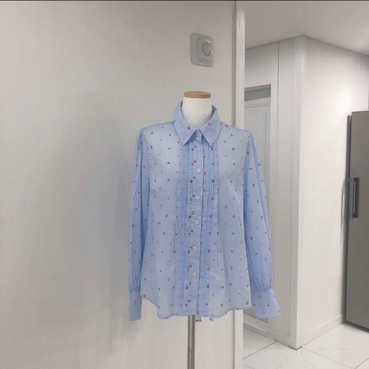 새상품 타이 셔츠블라우스(free)55~66