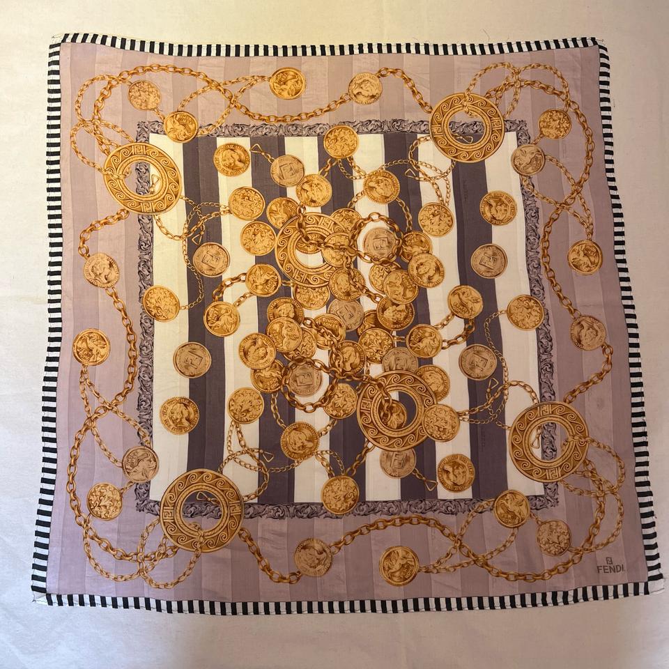 펜디 명품 대형사이즈 손수건 스카프