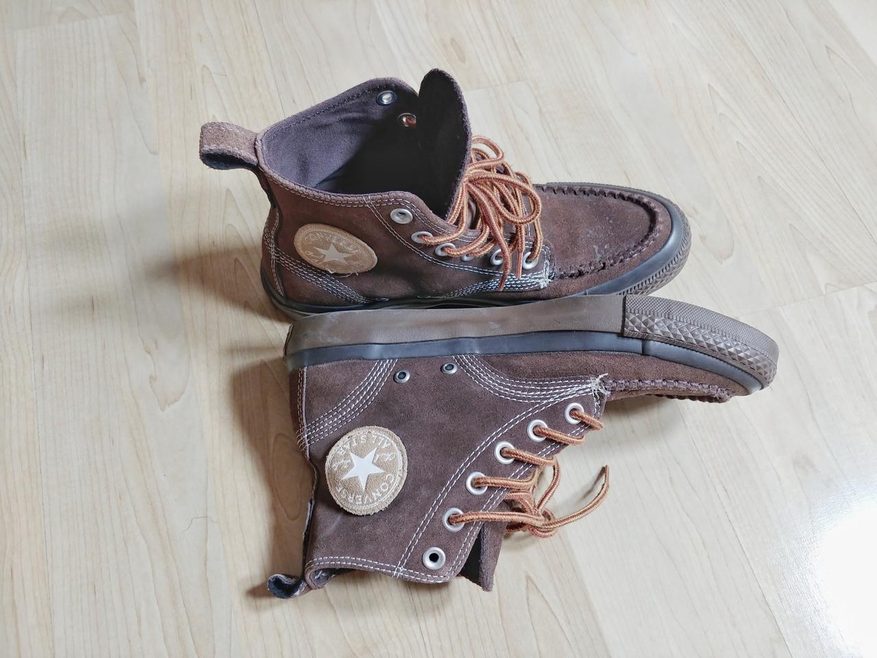 컨버스 스웨이드+나이키 테아