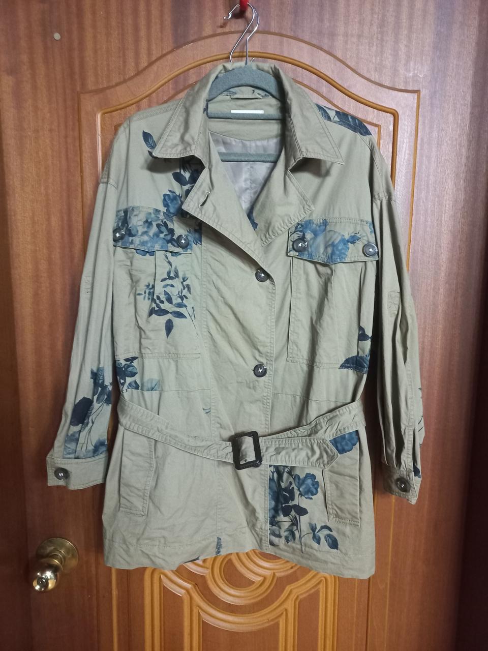 [F/무배] 루즈핏 꽃무늬 야상자켓