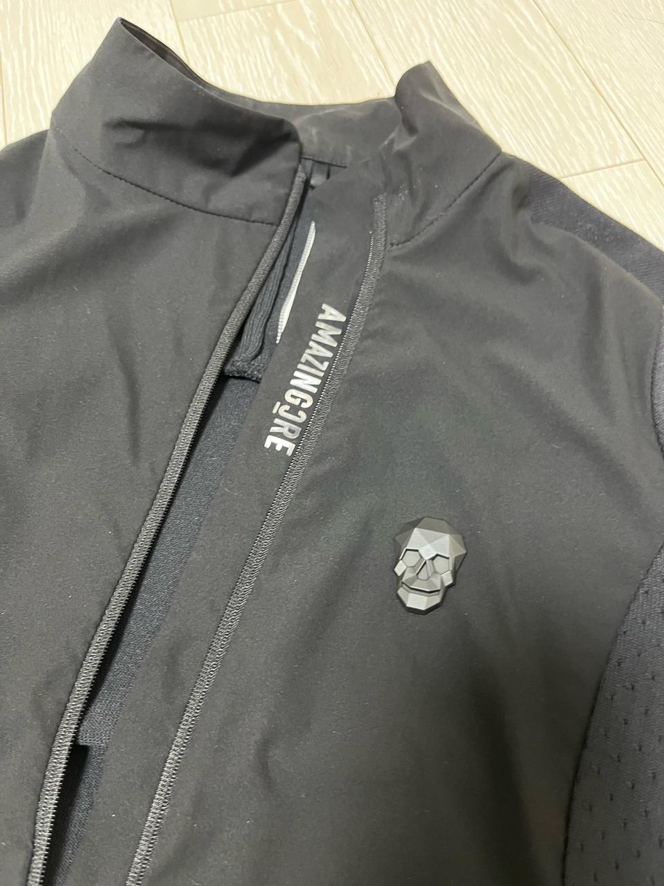 (골프웨어) 어메이징크리 스웨터 집업 자켓 / XS 블랙