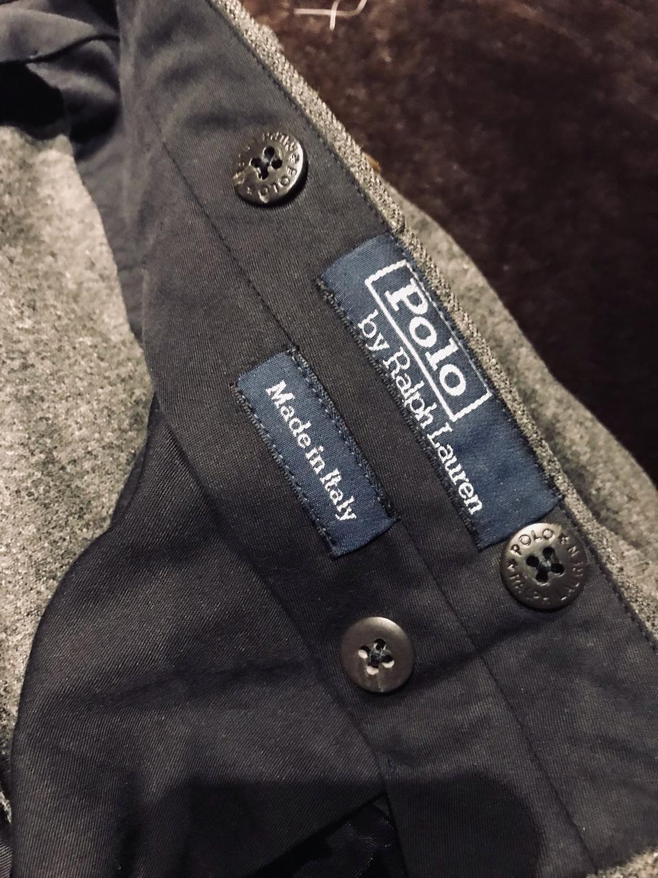 폴로 랄프로렌 이태리 정품 울양모+캐시미어 바지33사이즈