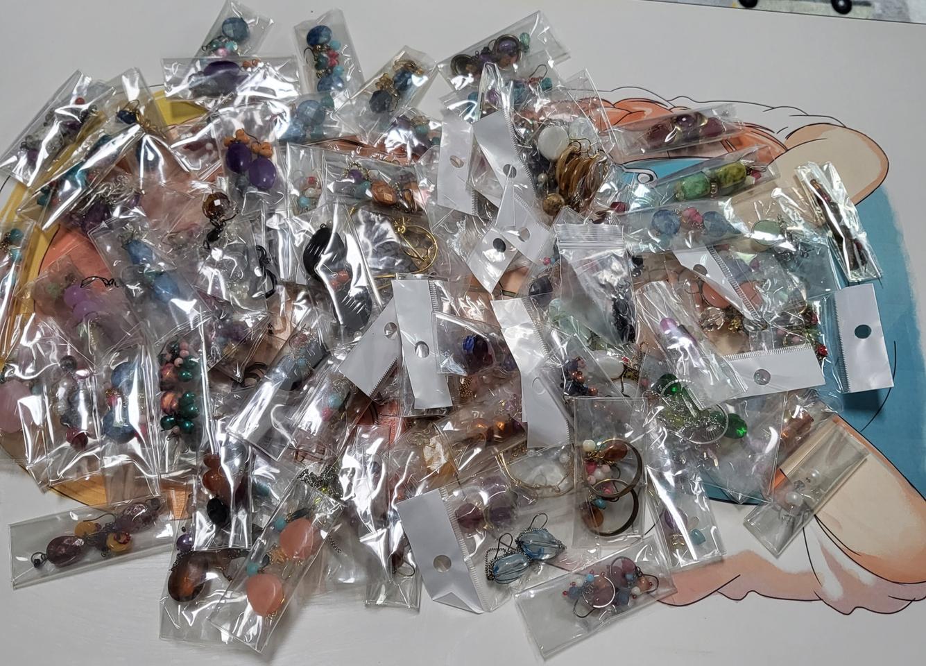 귀걸이  미사용 10개일괄