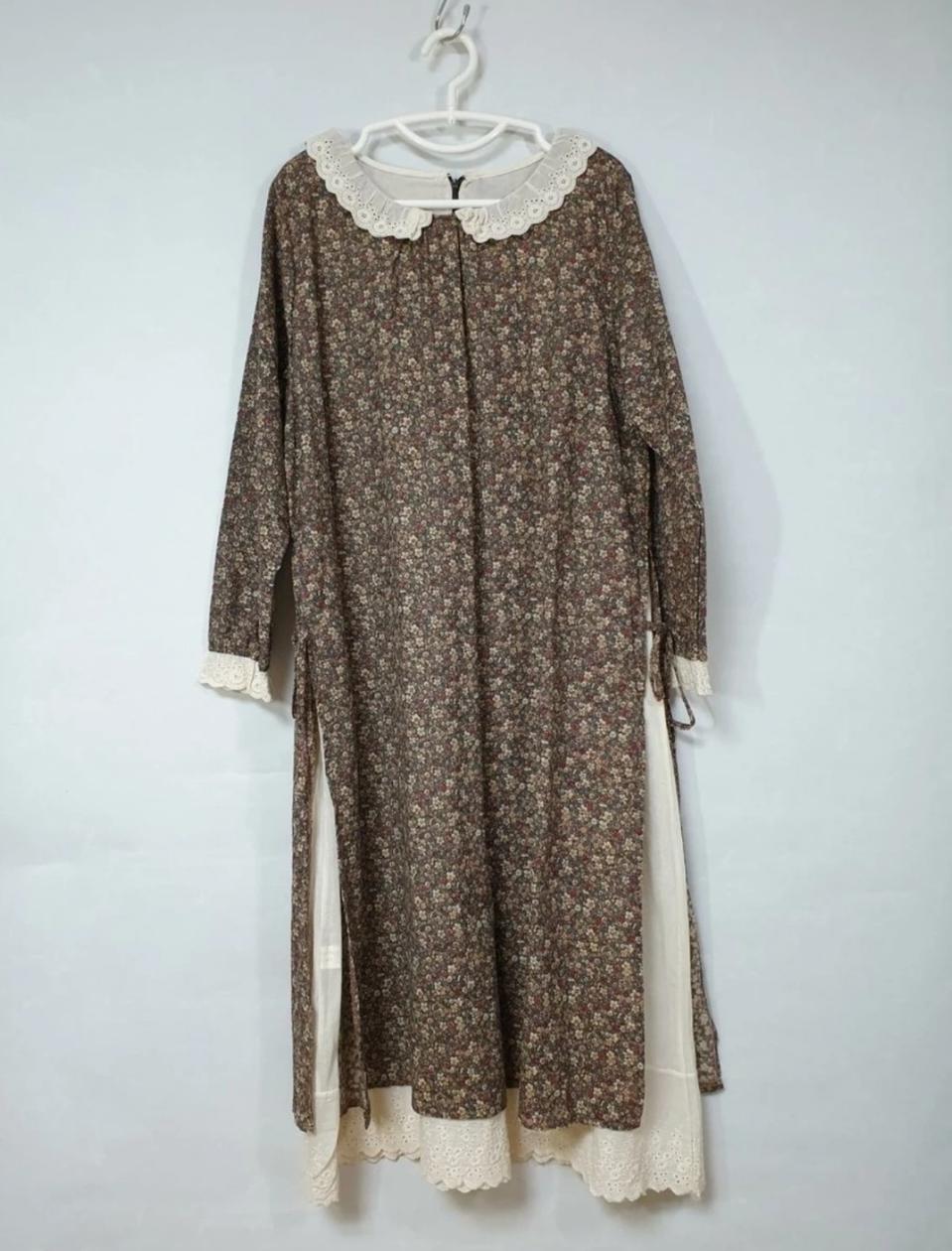 이중 면 원피스