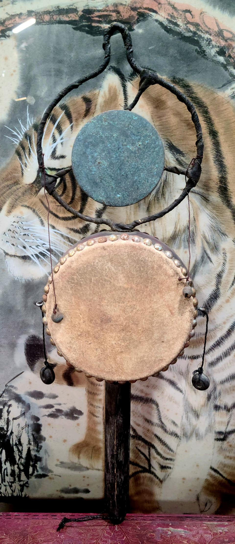 (티벳)티베트 타악기 소고 골동품