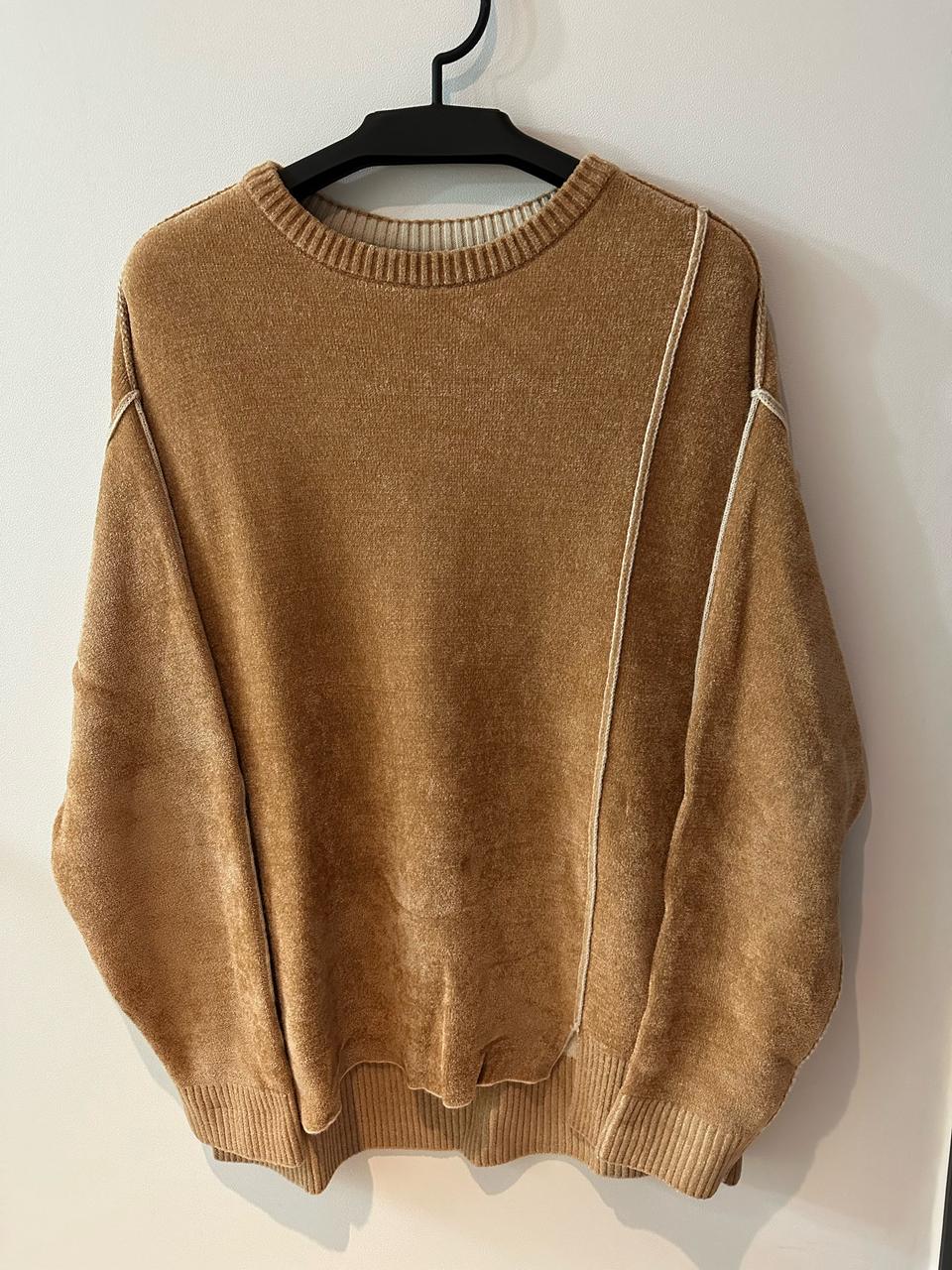 송지오 리버서블 크루넥 스웨터 48