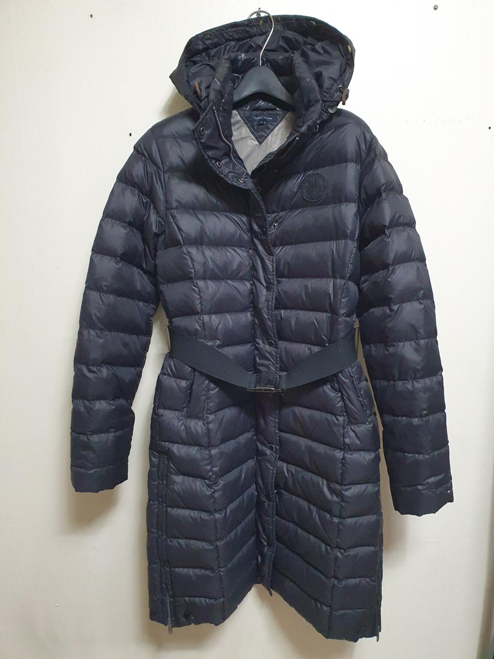 타미힐피거 덕다운 벨트 패딩 M