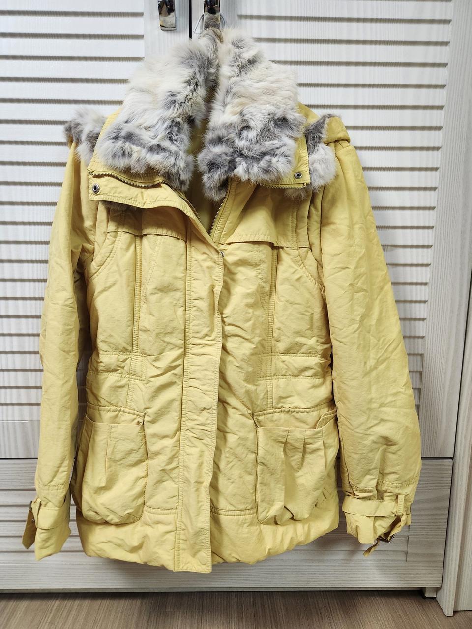 머스트비 토끼털 배색 패딩66