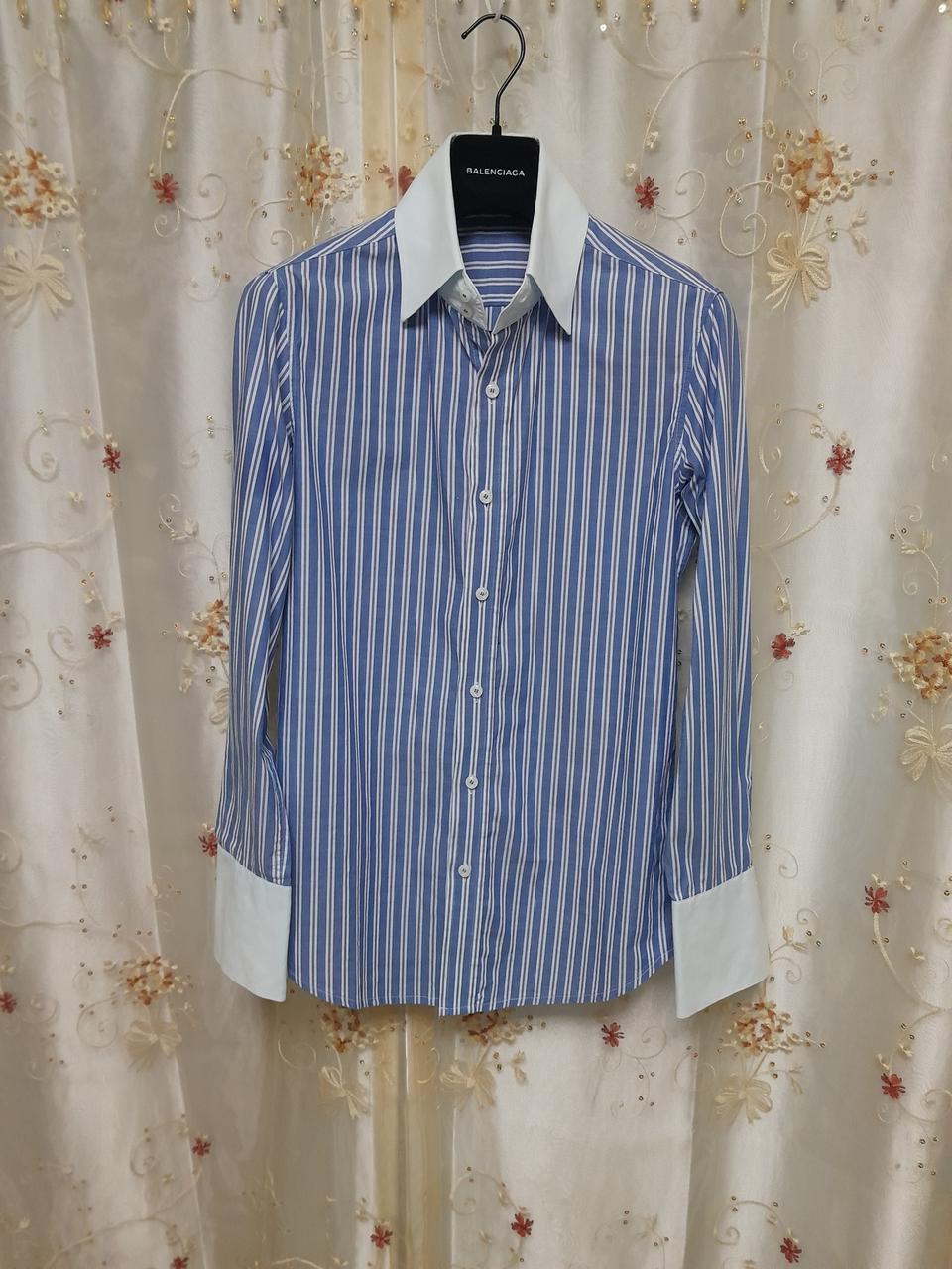 디스퀘어드 스트라이프 드레스 셔츠 M