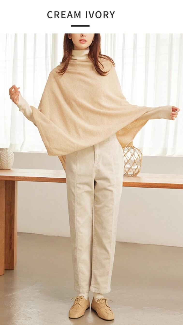 새상품)코듀로이 속밴딩 배기 팬츠