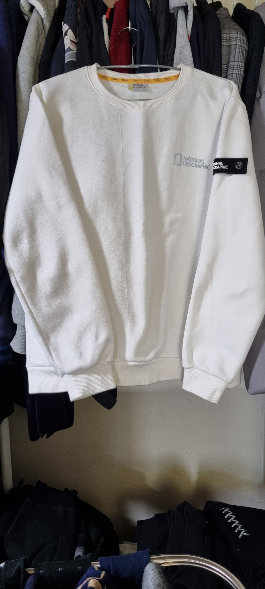 내셔널지오그래픽 기모맨투맨 L100