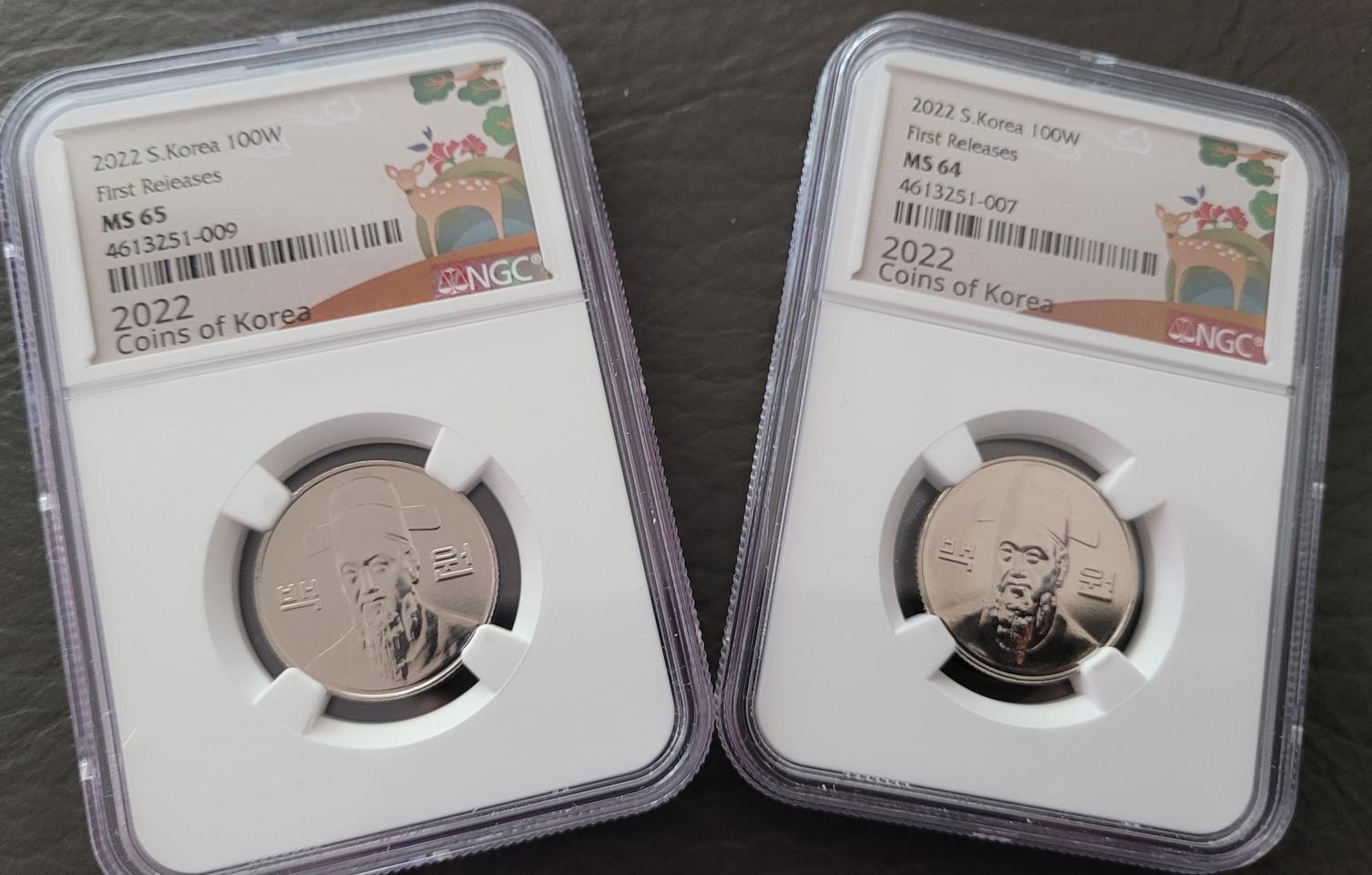 2022년 NGC 그레이딩주화 초판본 분양합니다