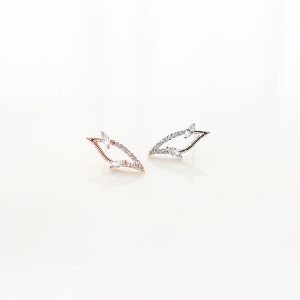 데일리미니심플귀걸이 은침