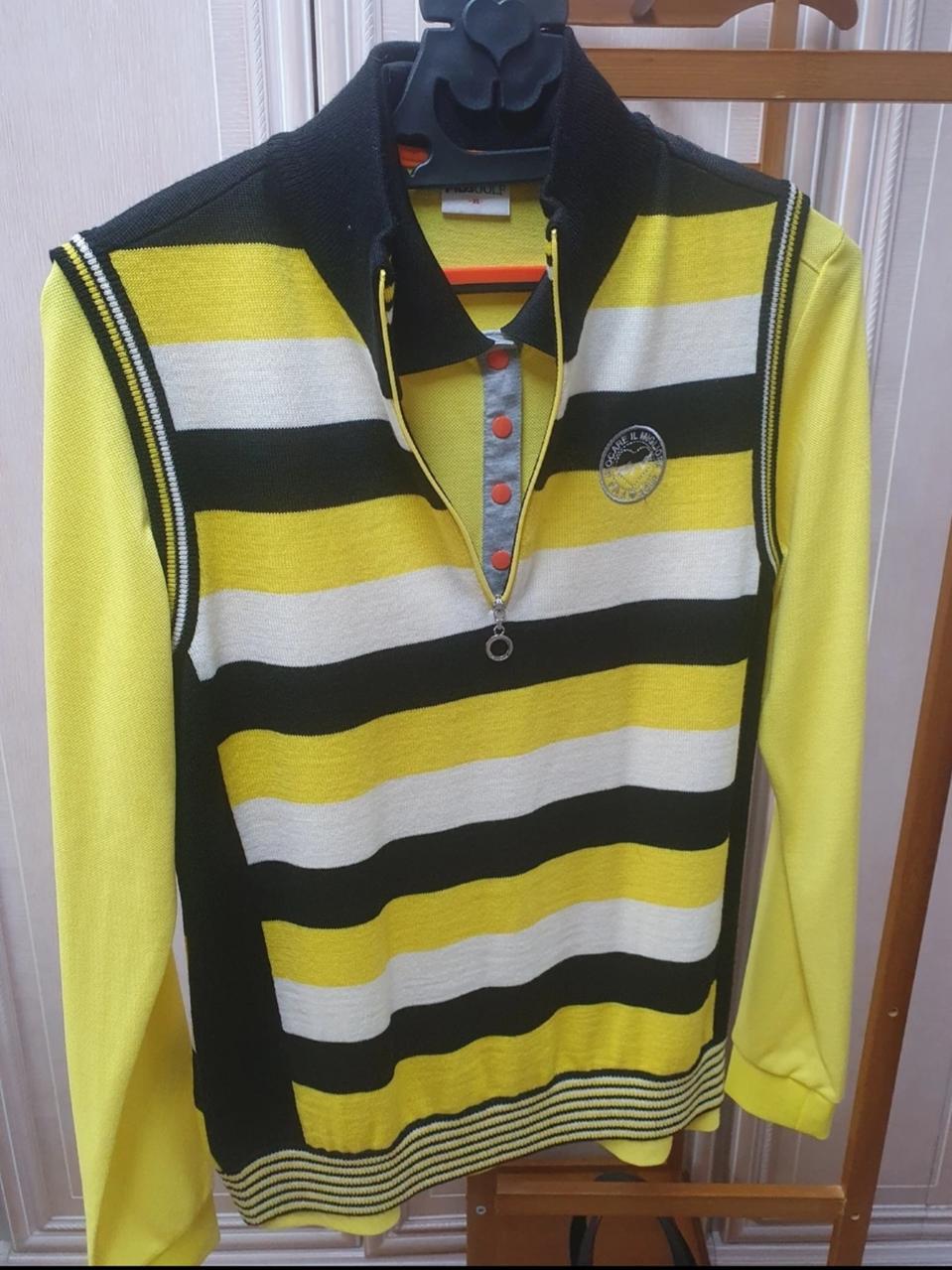 엘르골프 조끼&티셔츠세트