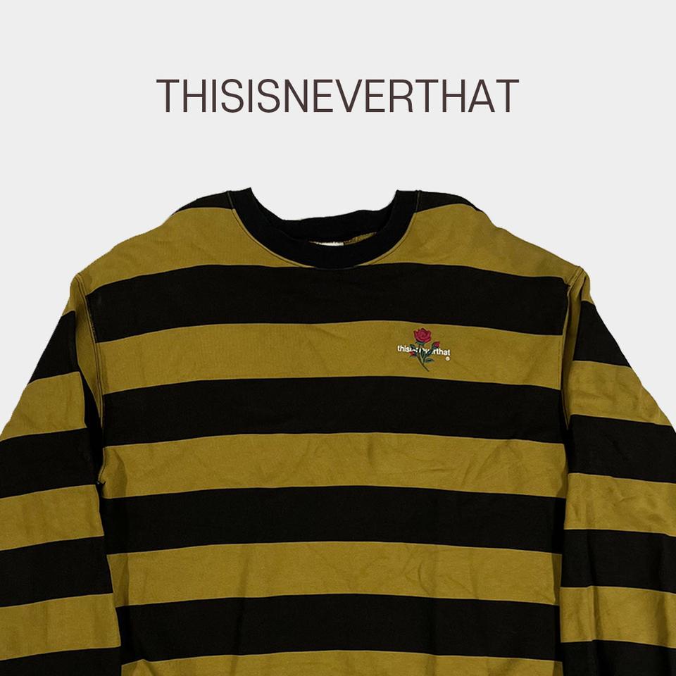 디스이즈네버댓 로고 스프라이트 맨투맨 BM2273