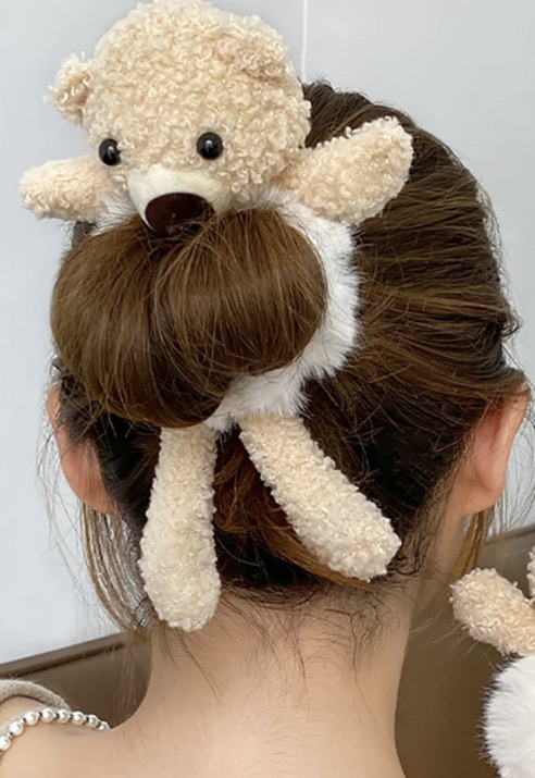 털곰돌이 머리끈