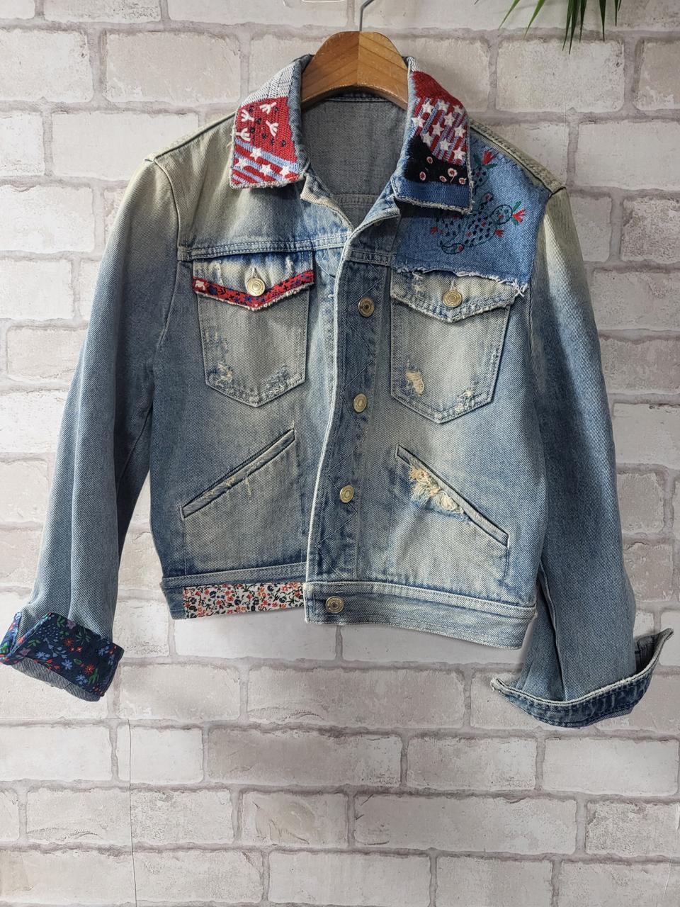 타미힐피거 청자켓