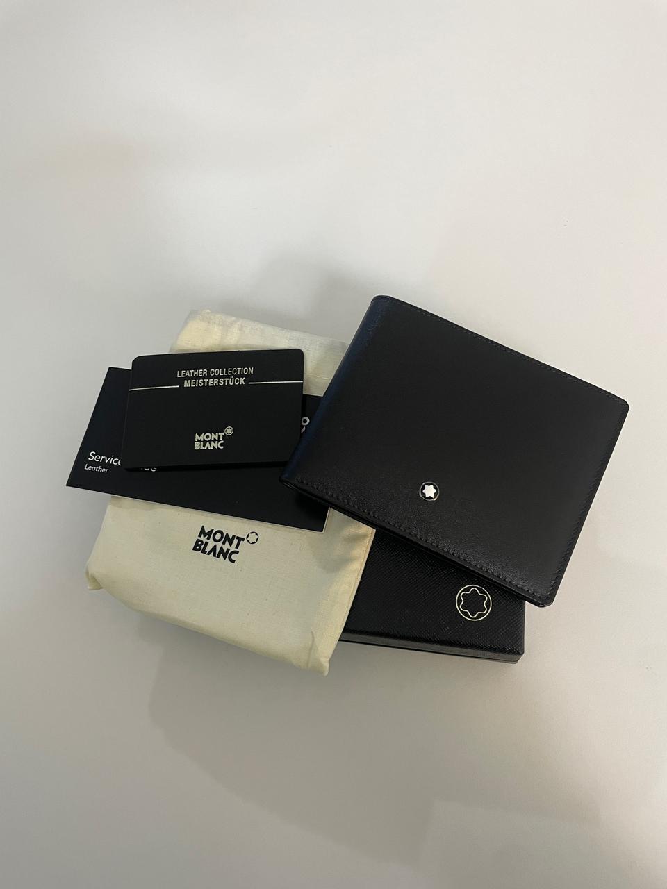 몽블랑 가죽 컴팩트 지갑